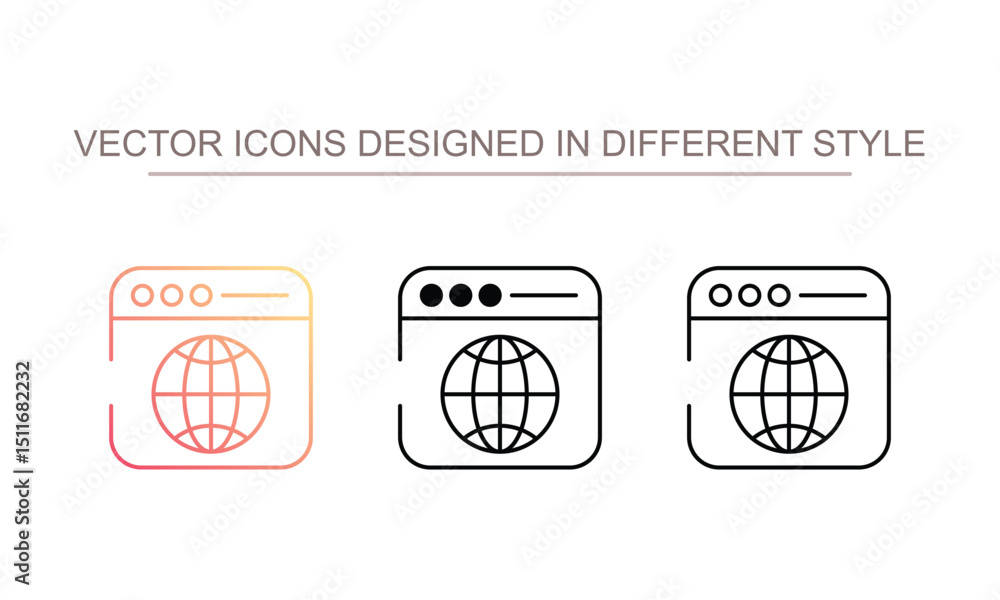Website Sync icon design with white background stock illustration Website Sync icon design with white background stock illustration