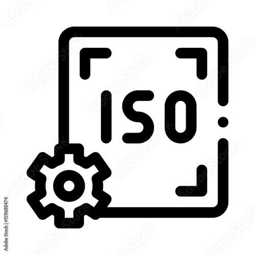 ISO Settings line icon