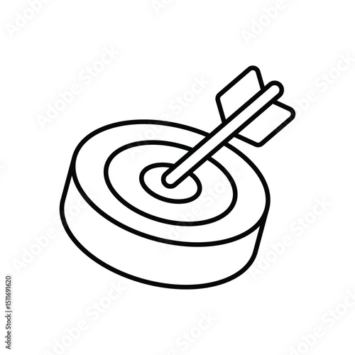 Goals Vector icon
