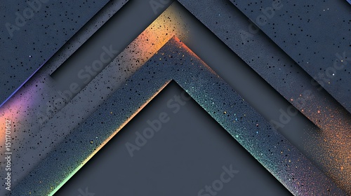 Abstract geometric pattern with textured layers