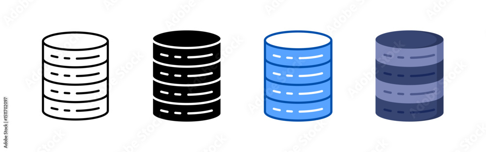 Server icon set bundle. Multi style icon collection perfect for websites, apps, and presentations. Simple vector icon collection Server icon set bundle. Multi style icon collection perfect for websites, apps, and presentations. Simple vector icon collection