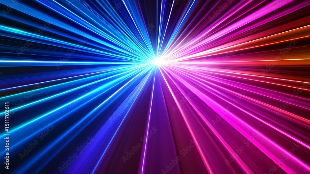 Abstract radial burst of vibrant colors Abstract radial burst of vibrant colors