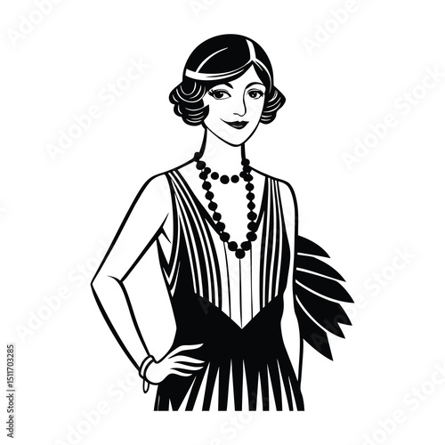 Flapper Girls Svg