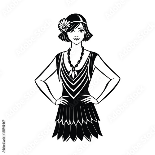 Flapper Girls Svg