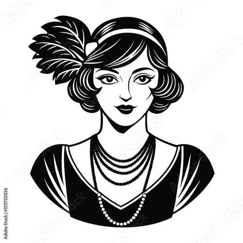 Flapper Girls Svg