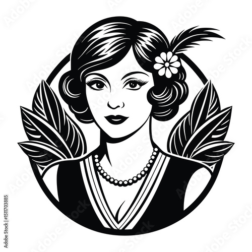 Flapper Girls Svg