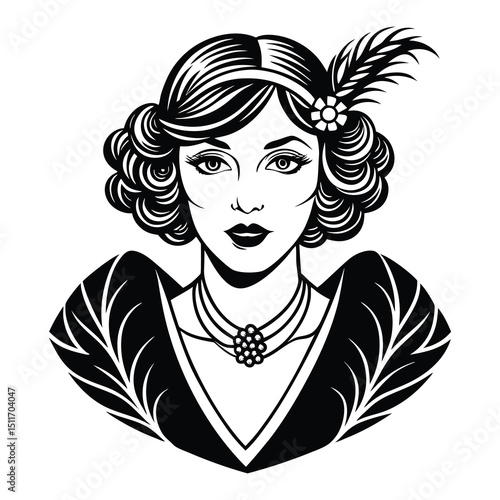 Flapper Girls Svg