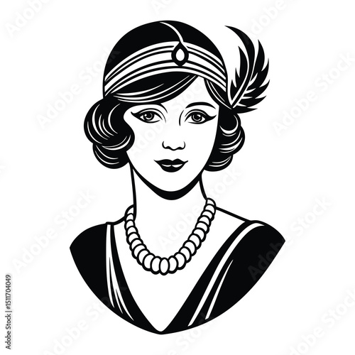 Flapper Girls Svg