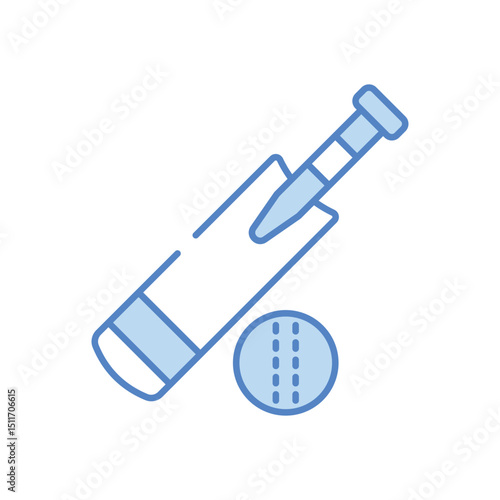 Cricket vector icon stock illustration 