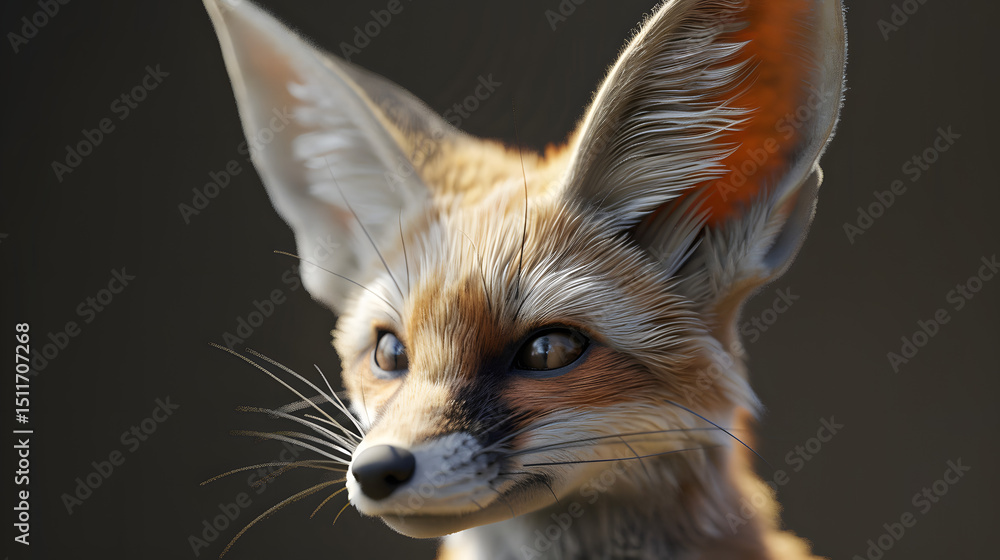 Fototapeta premium Fennec Fox in nature