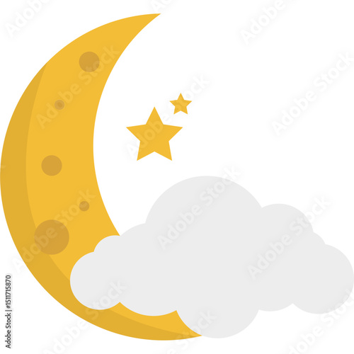 Space Moon Illustration