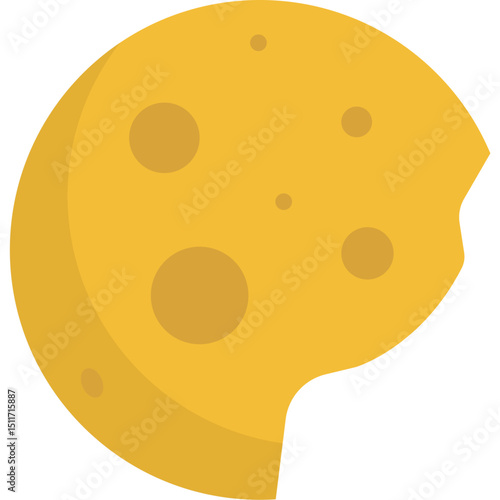 Space Moon Illustration