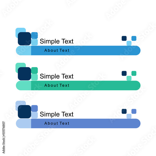 Modern Text Box and Banner Design Templates