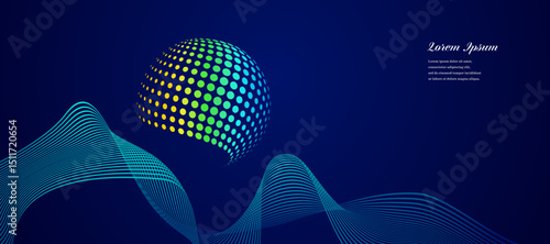 幾何学 抽象 ストライプ ライン ハーフトーン 背景