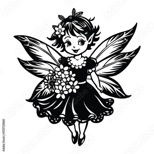 Spring Fairy Svg