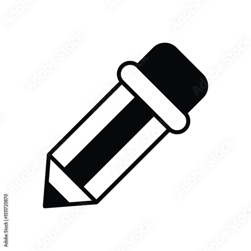 Pencil icon vector 