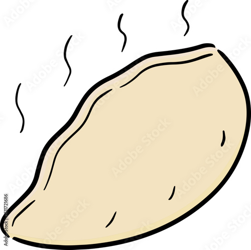 Illustration of chinese snack
