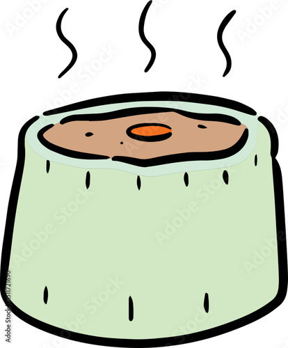 Illustration of chinese snack
