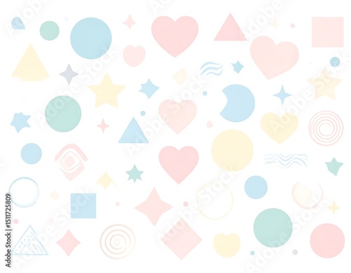 Abstract pastel handwriting pattern background