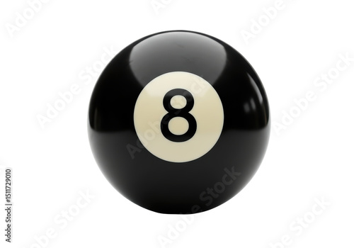 Photos Isolated Black Eight Ball