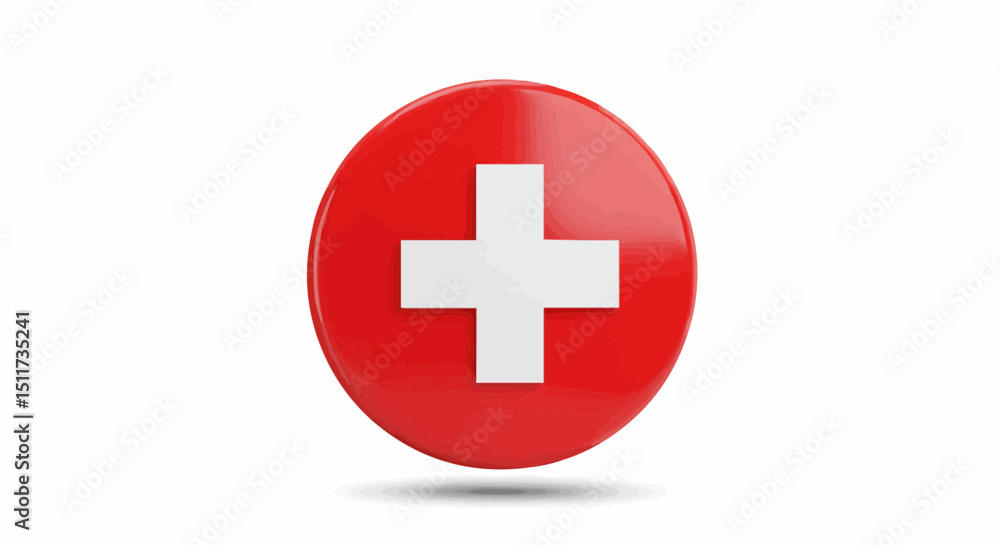The emblem of a plus sign in white, set against a red circular background. This design is easily recognizable and commonly used in the medical field. The emblem of a plus sign in white, set against a red circular background. This design is easily recognizable and commonly used in the medical field.