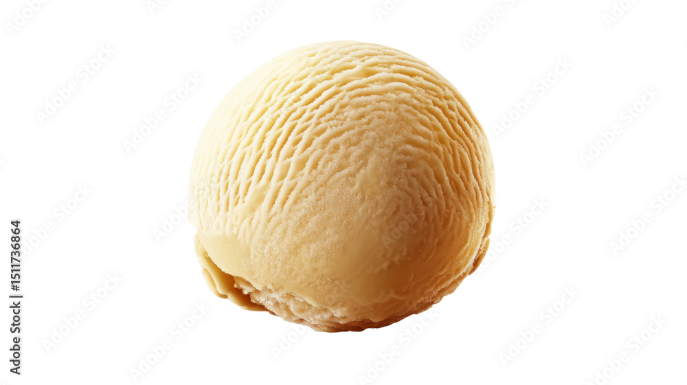 Delicious ice cream scoop with creamy texture and vibrant flavor, sweet frozen dessert treat, isolated on white background Delicious ice cream scoop with creamy texture and vibrant flavor, sweet frozen dessert treat, isolated on white background