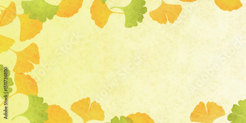 紅葉　イチョウ　秋　背景