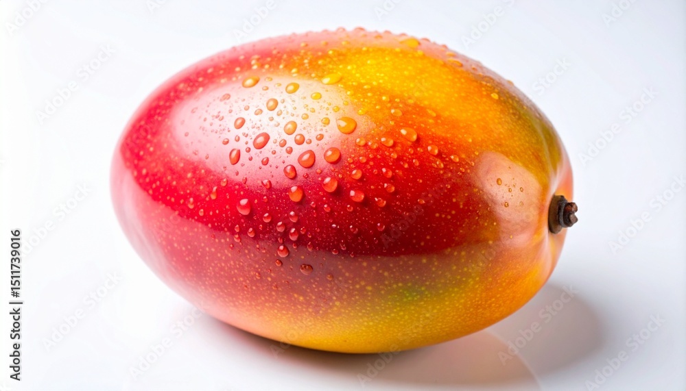 Obraz premium Mango fruit isolated on white background