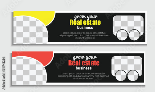 Real Estate LinkedIn Banner Design – Modern & Professional Template