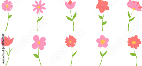 Wallpaper Mural Spring Flower Illustration Torontodigital.ca