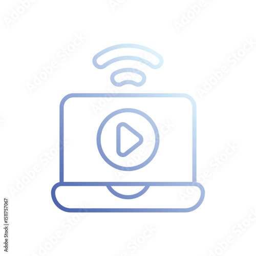 Video icon vector 