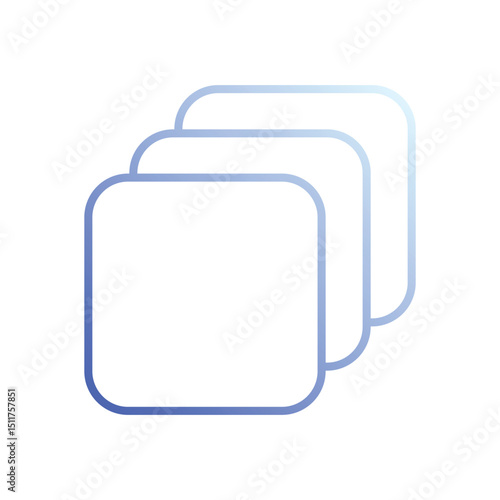 Copies icon vector 