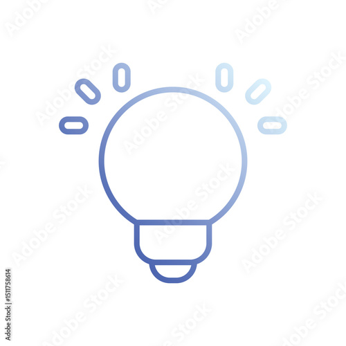 Idea icon vector 