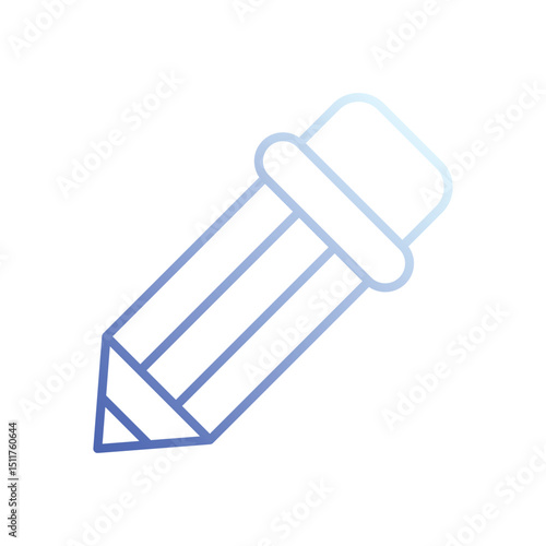 Pencil icon vector 