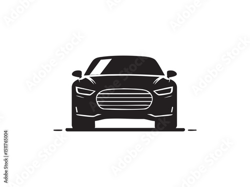 Sports Car Silhouette in Motion – Speed, Power, and Performance Design.