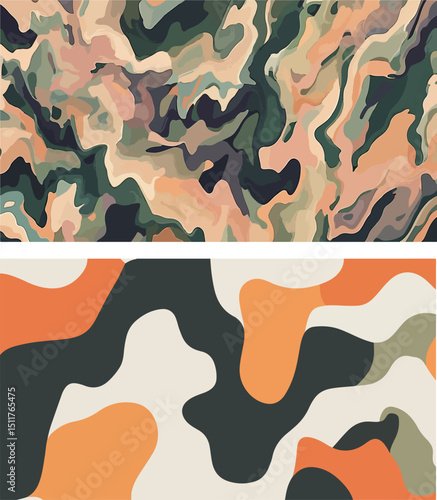 Military camouflage pattern
