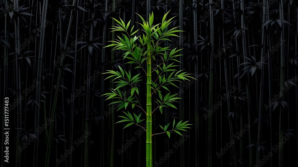 Obraz premium Bamboo forest background