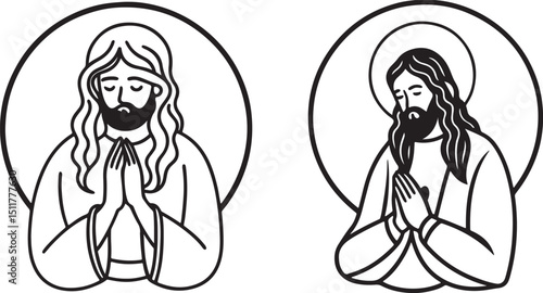 portrait of a christian jesus christ