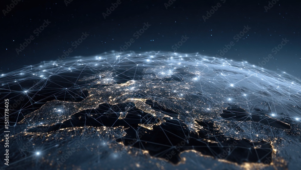 Fototapeta premium Global Network