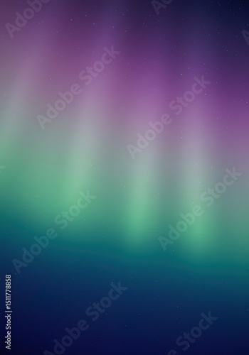 Aurora borealis, vibrant hues, soft gradients