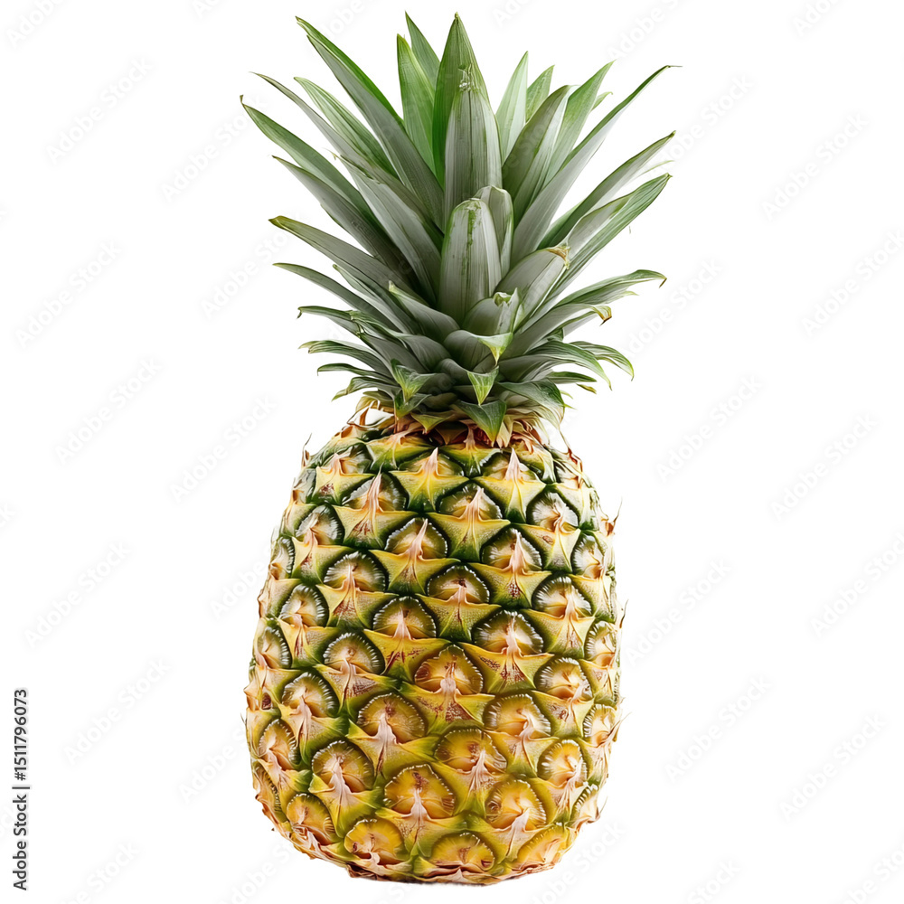 Fototapeta premium pineapple on white background
