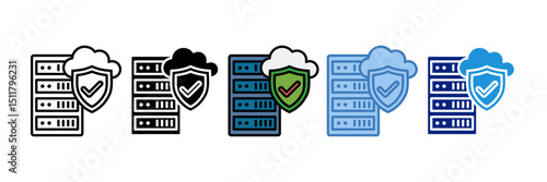 Mainframe Icon Element For Design