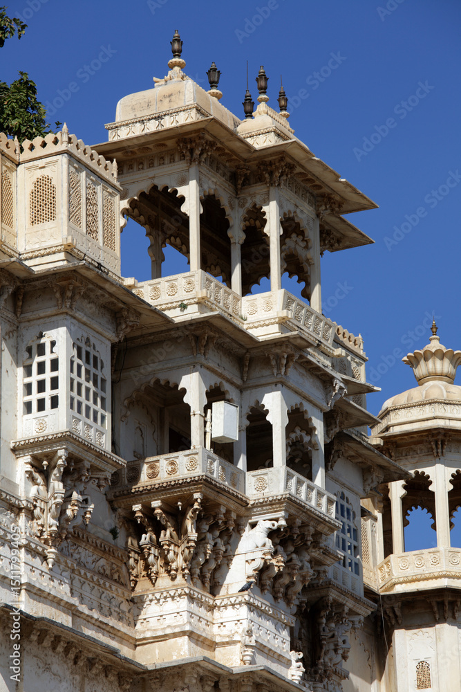 Fototapeta premium City Palace Complex, Udaipur, India