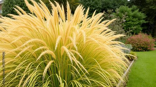 Miscanthus sinensus adagio adding a golden autumn colour to the garden borders