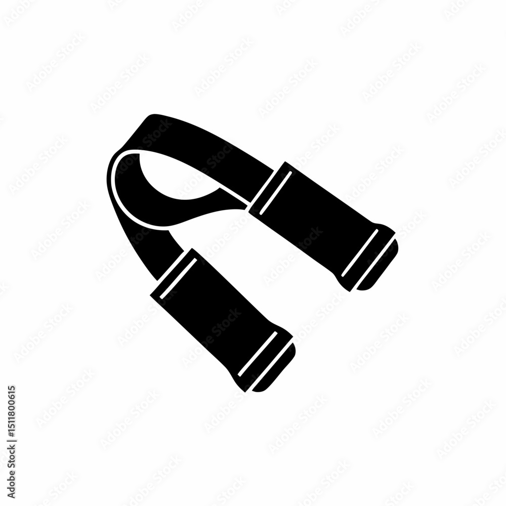 creative and simple minimal details Outline resistance bands icon vector illustration creative and simple minimal details Outline resistance bands icon vector illustration