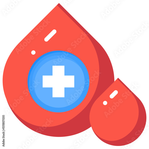 Blood Glucose Drop Icon