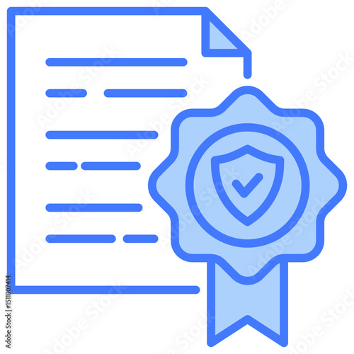 Authenticity Blue Icon