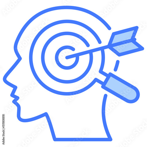 Accuracy Blue Icon