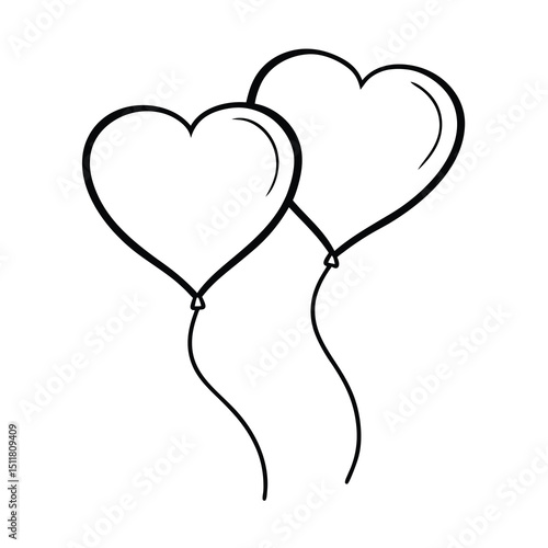 heart shape balloons