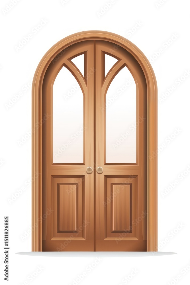 Obraz premium Doorway architecture building house.